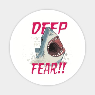 DEEP FEAR SHARK  JAWS ATTACK Magnet